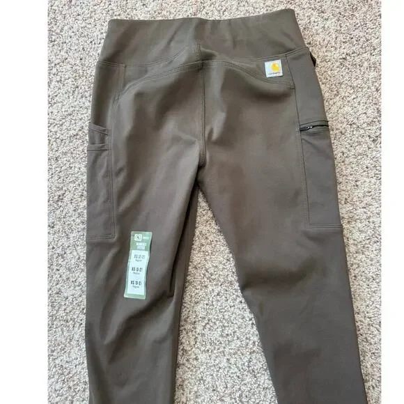 CARHARTT Fitted leggings/Pants, size XS (0-2), lots of pockets! NWT - Picture 6 of 12